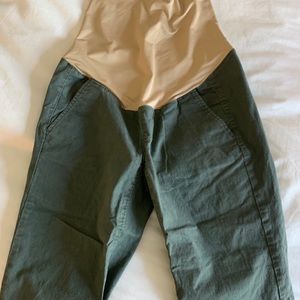LOFT Maternity Green Pants